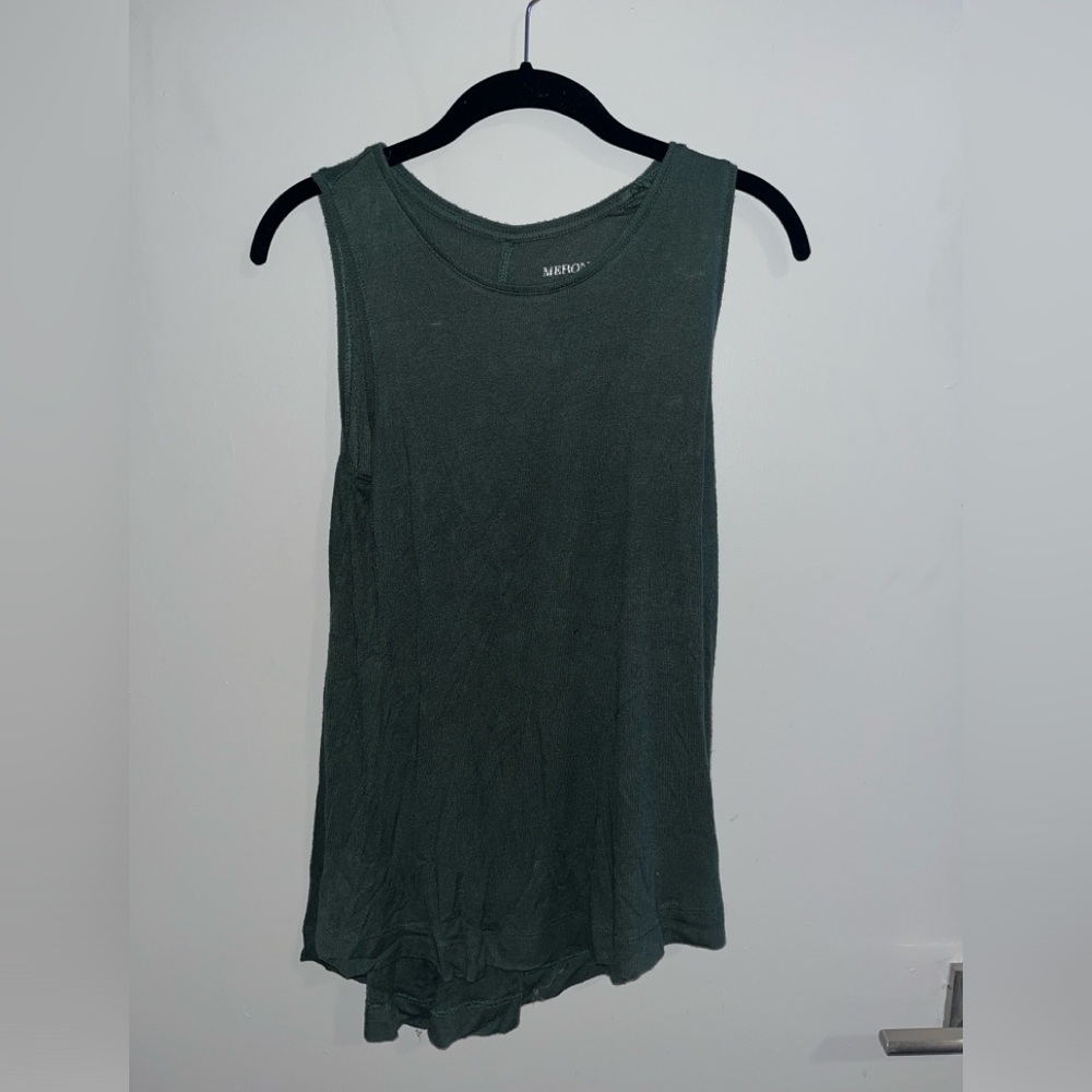 Army Green Merona/Target Flowy Tank Top Size: XS